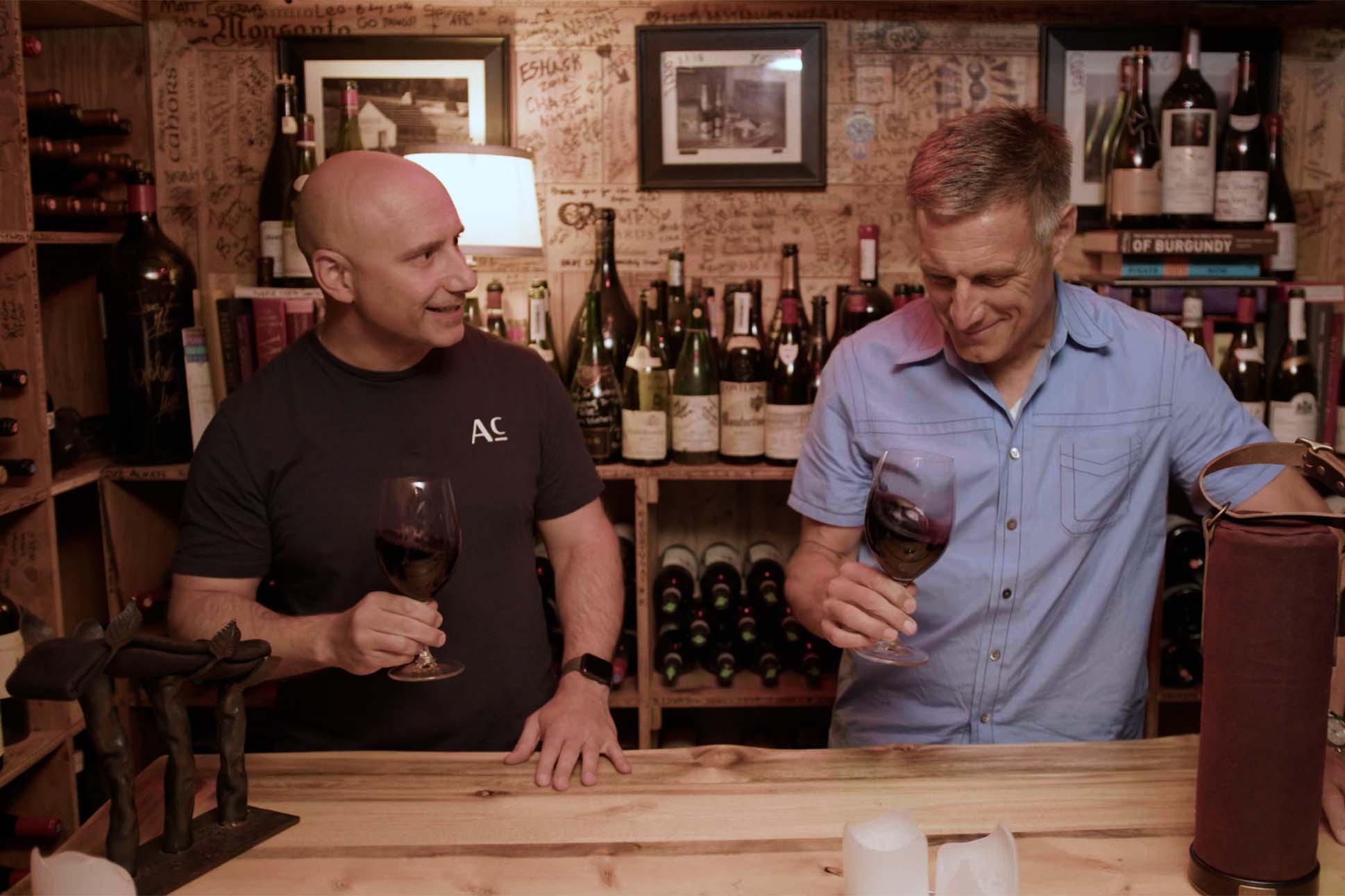 Filming for SOMM TV took place at The Wine Bar and the cellar at The Little Nell during the 2022 Food & Wine Classic in Aspen.