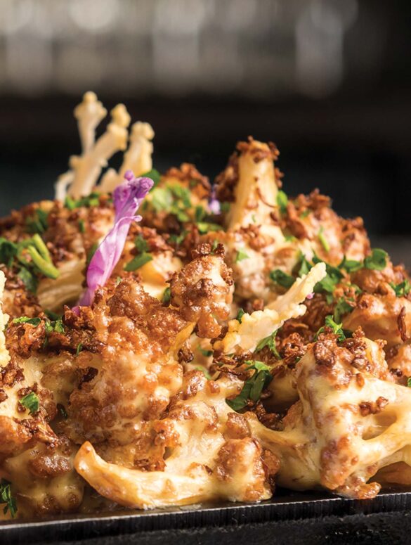 Like all of the menu items at Ajax Tavern, the cauliflower gratin is a fresh take on traditional tavern fare.