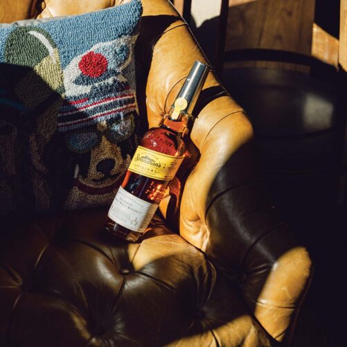 a bottle of Stranahan’s Whiskey